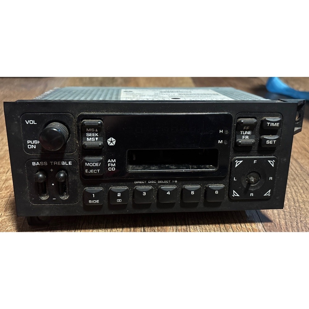 Chrysler Radio Cassette Player Model 479-3093 Untested